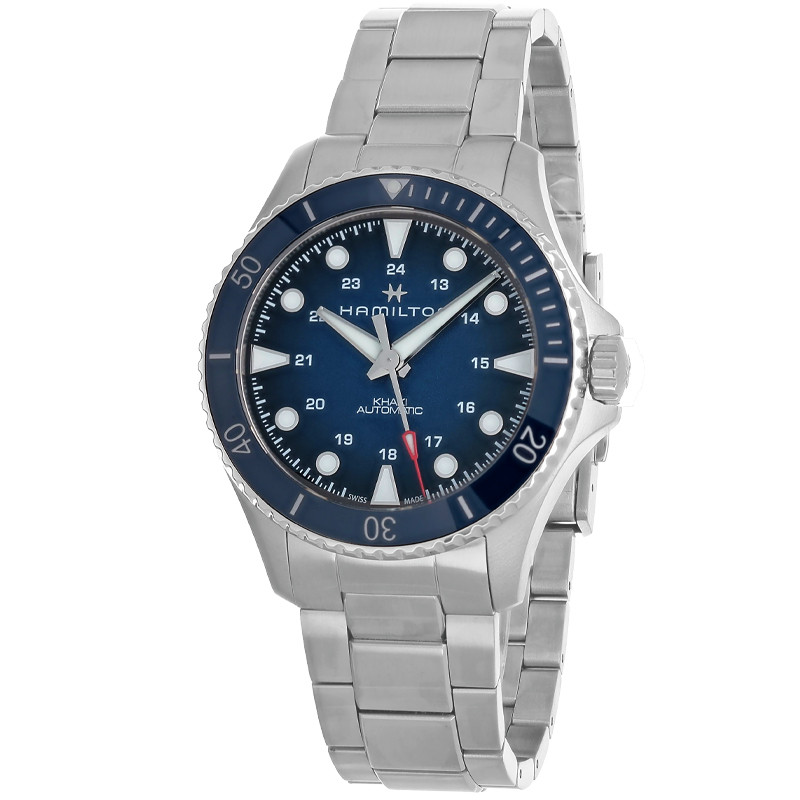 Hamilton Khaki Navy Scuba Auto 43mm Blue Dial Blue Ceramic Bezel Bracelet H82505140