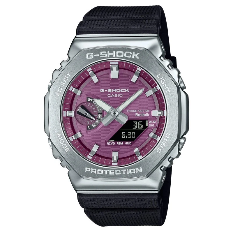 Casio G-Shock G-Steel 44.4mm Purple Dial Men's Watch GBM2100A-4B