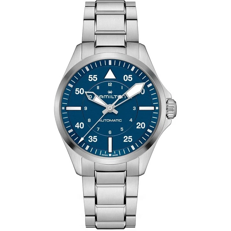 Hamilton Khaki Aviation Pilot Auto 39mm Blue Dial Bracelet H76305140