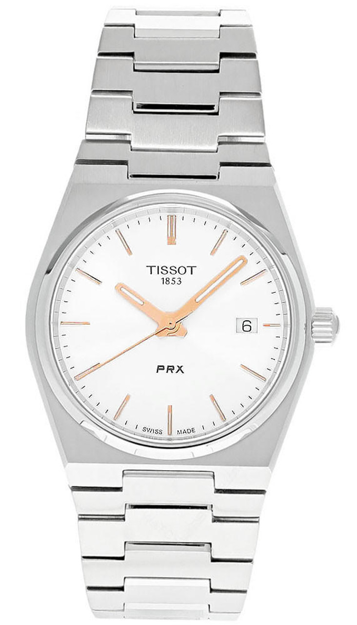 Tissot PRX 35mm Quartz Steel Silver Dial Women's Watch T137.210.11.031.00 T1372101103100