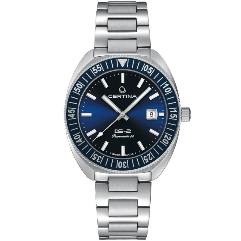 Certina DS-2 41.10mm Stainless Steel Blue Dial Men's Watch C0246071104102