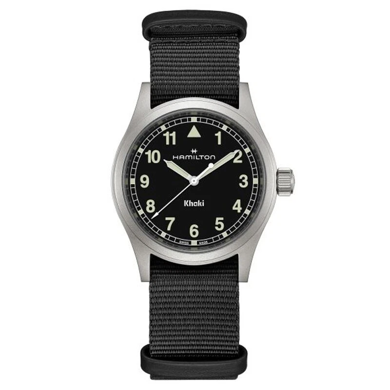 Hamilton Khaki Field Quartz 38mm Black NATO H69401430