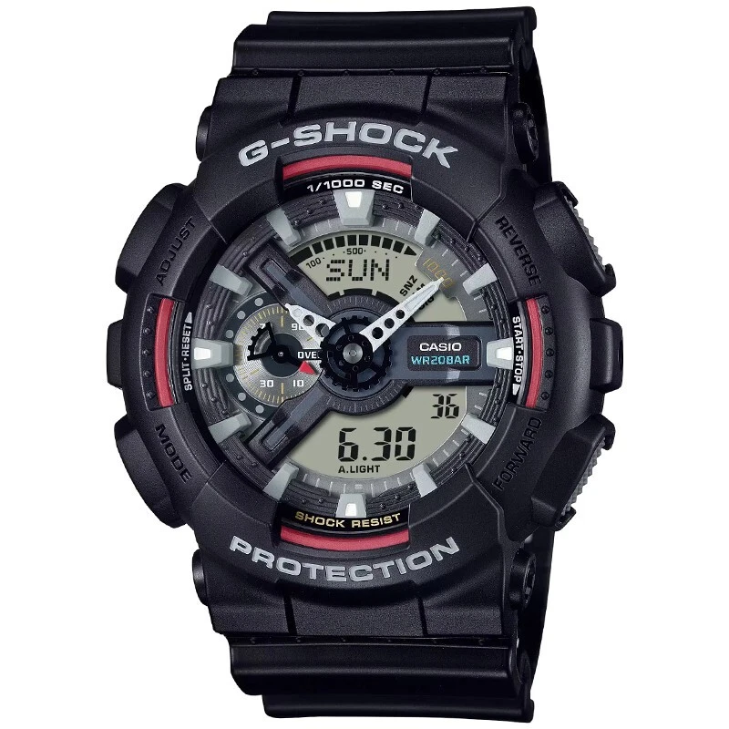 Casio G-Shock Analog-Digital Black Men's Watch GA110RL-1A
