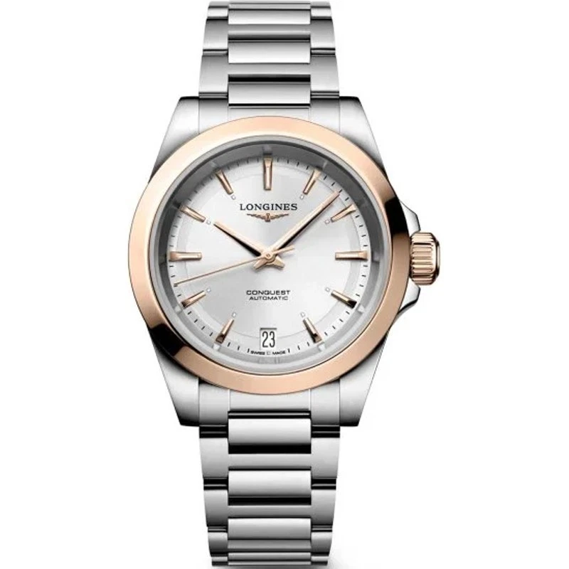 Longines Conquest Auto 34mm Silver Dial Women's Watch L34305726