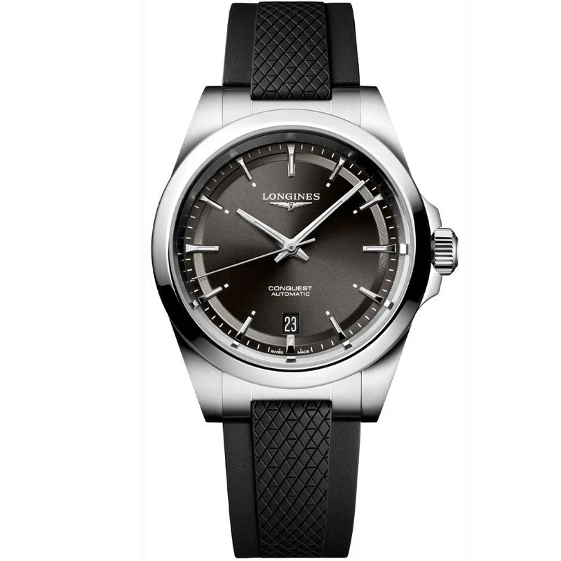 Longines Conquest 38mm Sunray Black Men's Watch L37204529