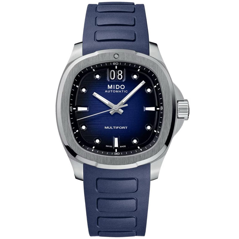 Multifort TV Big Date Blue Dial Blue Strap Men's Watch M0495261704100