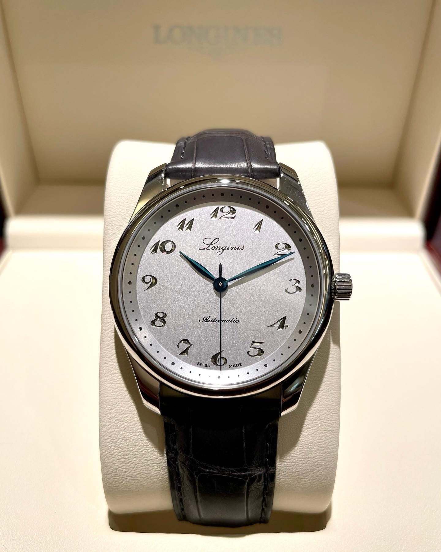 Longines Master Collection 190th Anniversary Grey Strap Men's Watch L27934732