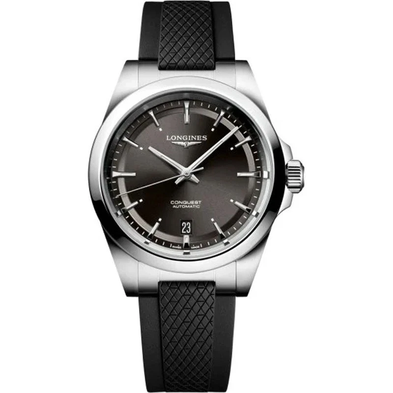 Longines Conquest 41mm Sunray Black Men's Watch L38304529