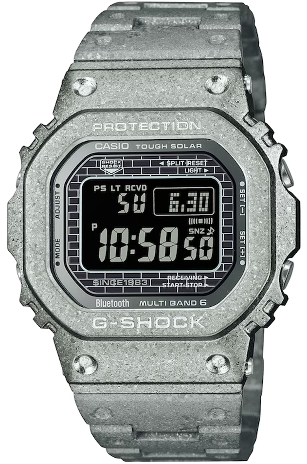 G-Shock Digital Silver 40th Anniversary Recrystallized Men's Watch GMWB5000PS-1