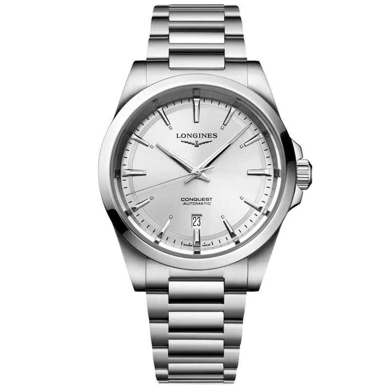 Longines Conquest 2023 41mm Silver Dial Steel Men's Watch L38304726