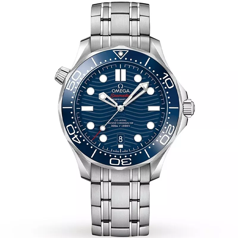 Omega Seamaster Diver 300M Blue Dial Steel Men's Watch 21030422003001