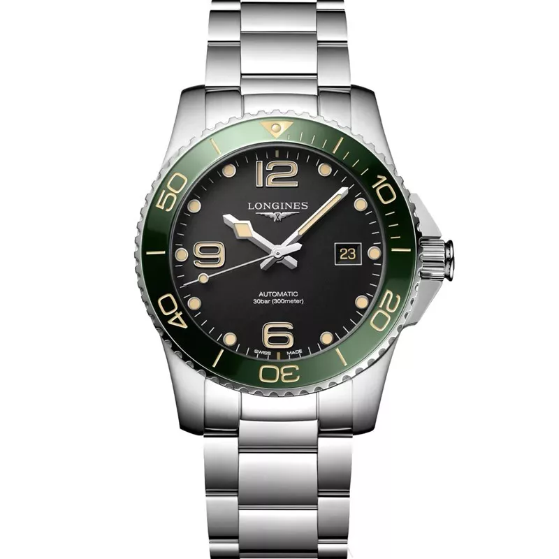 Longines HydroConquest Auto 41mm Gray Dial Steel Men's Watch L37814056