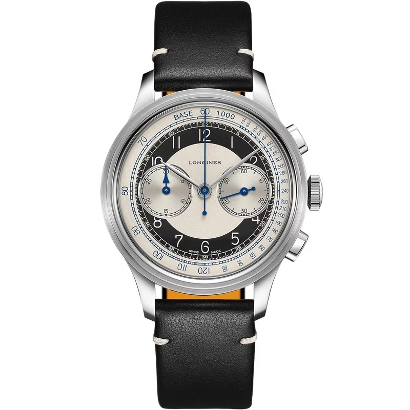 Longines Tuxedo 40mm Ivory Dial Leather Men's Watch L28304930