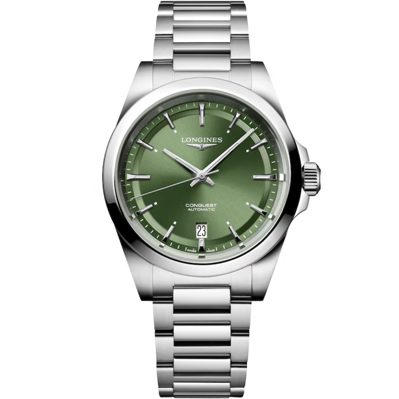 Longines Conquest 38mm Green Dial Steel Men's Watch L3.720.4.02.6 L37204026