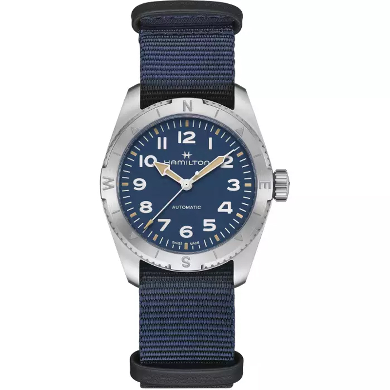 Hamilton Khaki Field Expedition Auto 37mm Blue Dial Blue NATO H70225940