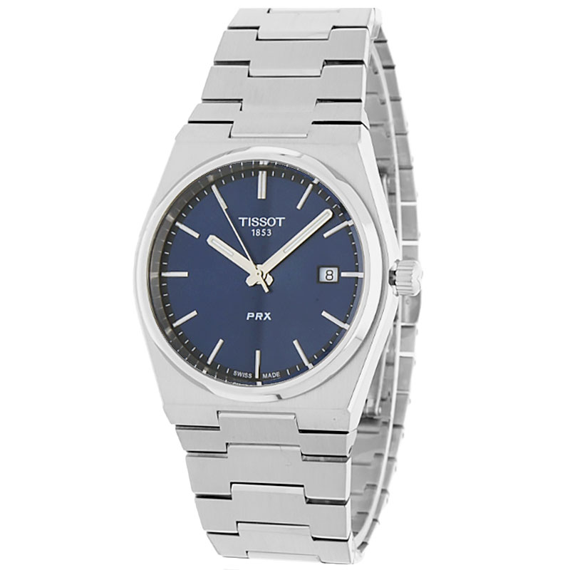 Tissot PRX 40mm Stainless Steel Blue Dial Men's Watch T137.410.11.041.00 T1374101104100