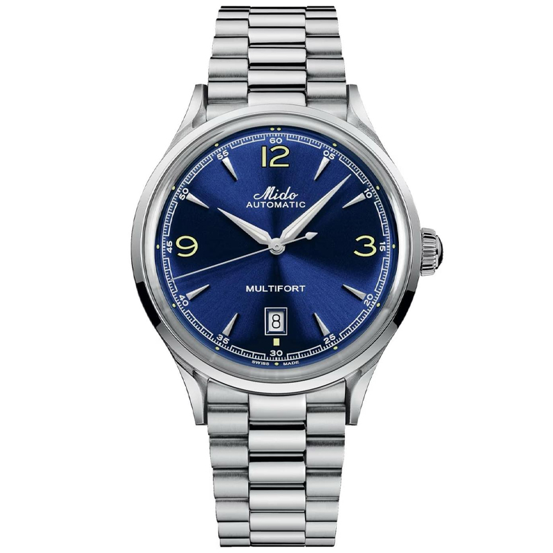 Mido Multifort Powerwind Blue Dial Steel Men's Watch M040.407.11.047.00