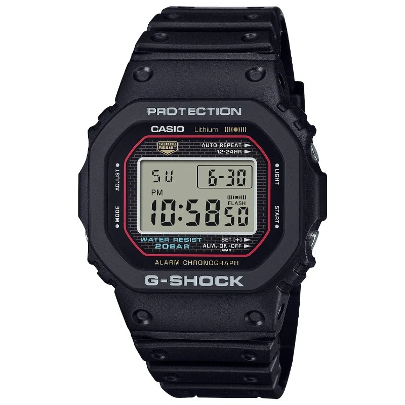 Casio G-Shock Digital 5000 Series 42.3mm Digital/Black Men's Watch DW5000R-1A
