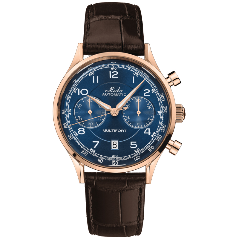 Mido Multifort Patrimony Chronograph Rose Gold M0404273604200