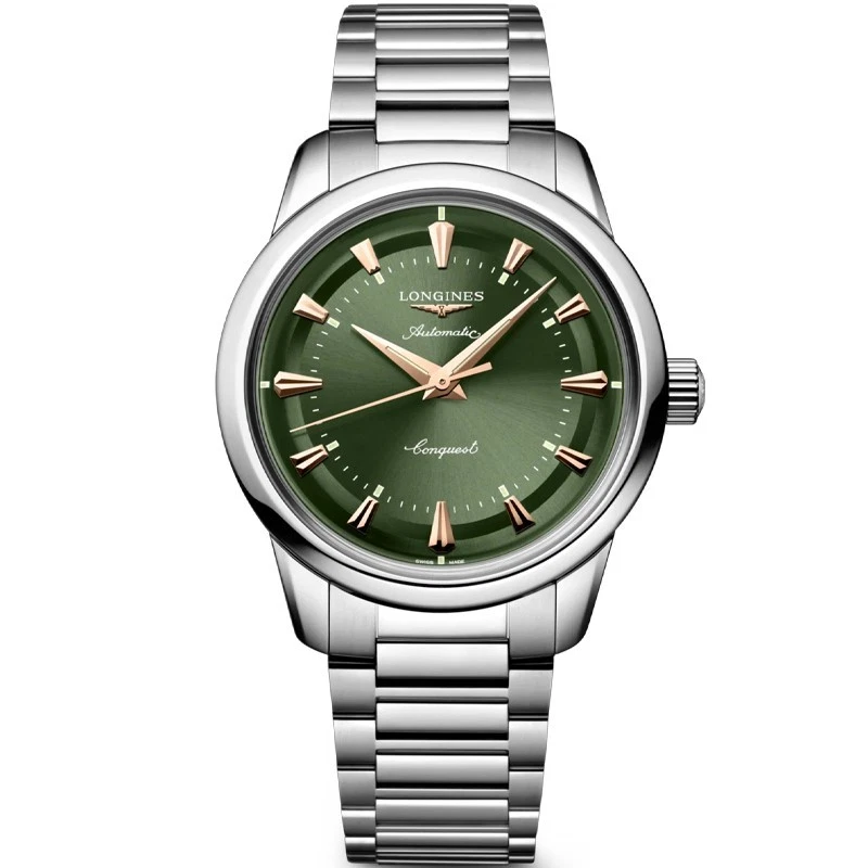 Longines Conquest Heritage 38mm Green Dial Men's Watch L16494026