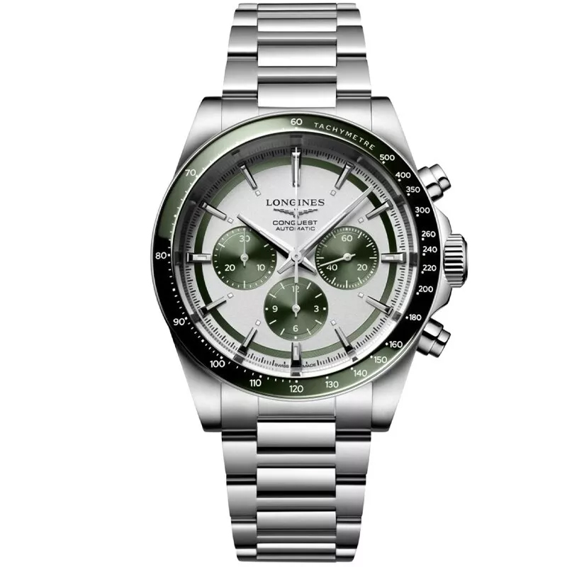 Longines Conquest Chronograph Steel 42mm Men's Watch L38354026