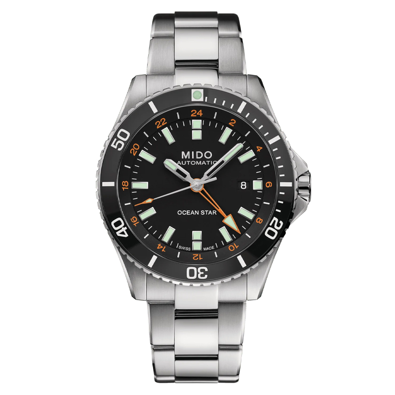 Ocean Star GMT Black Dial Steel Men's Watch M0266291105101
