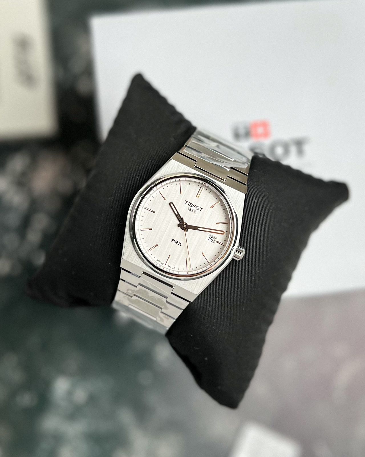 Tissot PRX 40mm Stainless Steel Silver Dial Men's Watch T137.410.11.031.00 T1374101103100