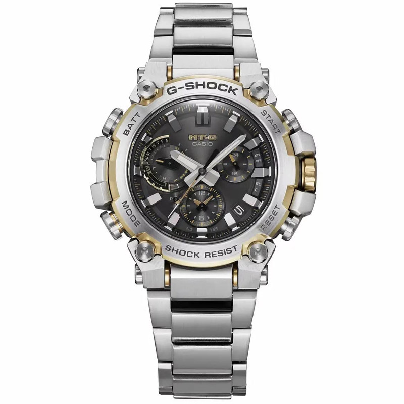 Casio G-Shock MT-G Steel-Gold Dual Core Guard Men's Watch MTGB3000D1A9