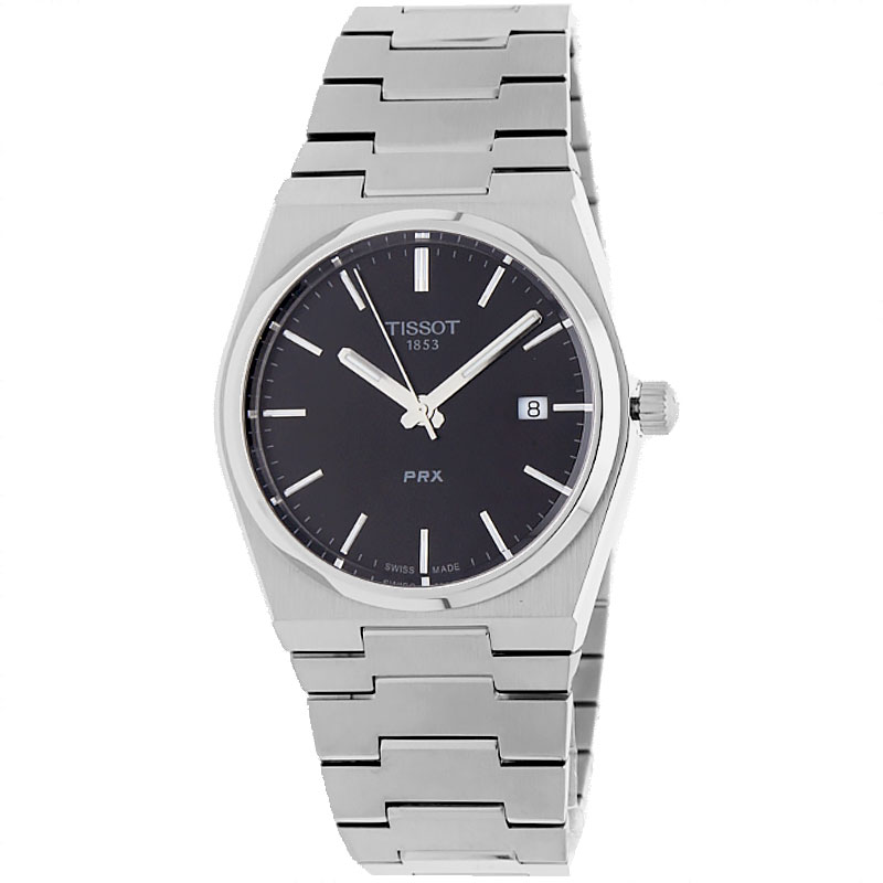 Tissot PRX 40mm Stainless Steel Black Dial Men's Watch T137.410.11.051.00 T1374101105100