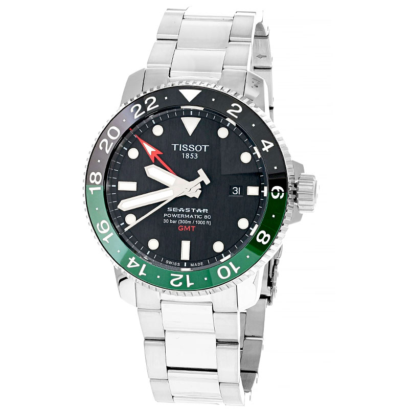Tissot Seastar 1000 46mm Auto Steel Black Dial Men's Watch T120.429.11.051.01 T1204291105101