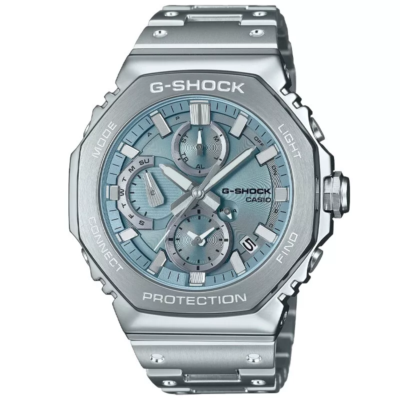 Casio G-Shock Full-Metal 46.3mm Ice Blue Dial Men's Watch GMCB2100AD2A