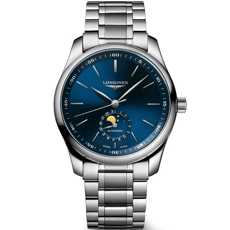 Longines Master Collection 40mm Moonphase Blue Dial Men's Watch L29094926