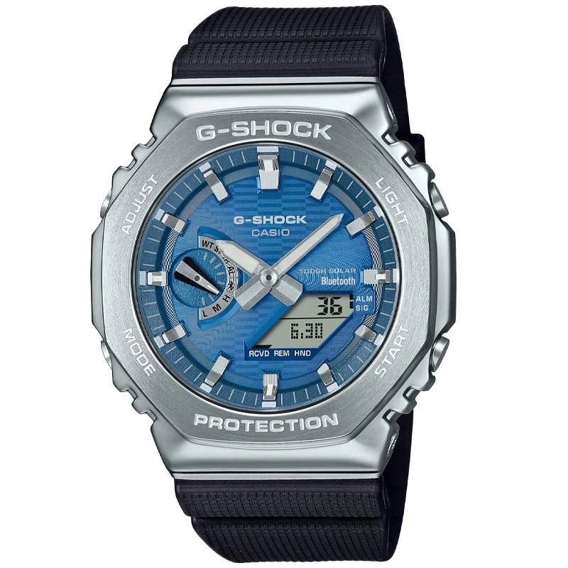 Casio G-Shock G-STEEL 2100 Series 44.4mm Blue Dial Men's Watch GBM2100A-2B