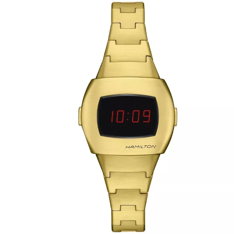 Hamilton American Classic PSR 74 Digital Quartz Yellow Gold PVD H52314130