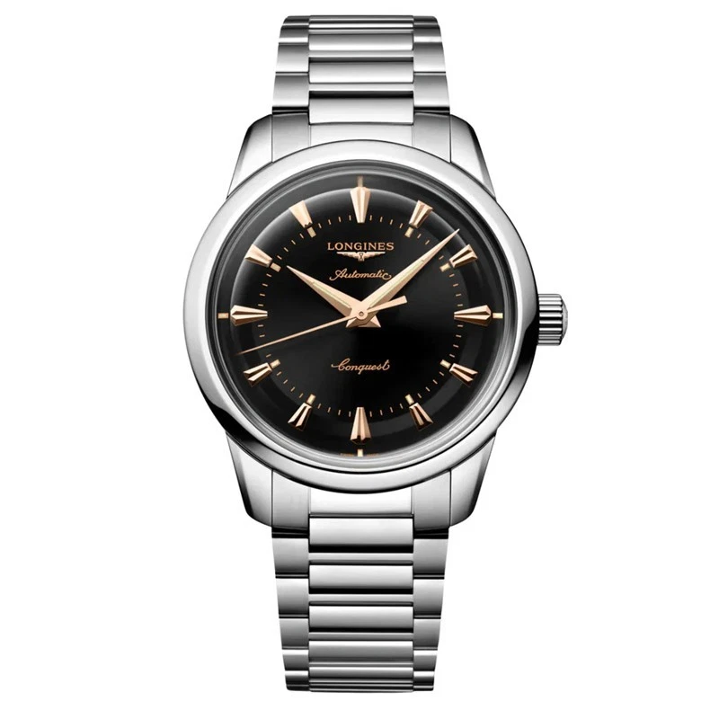 Longines Conquest Heritage 38mm Black Dial Men's Watch L16494526