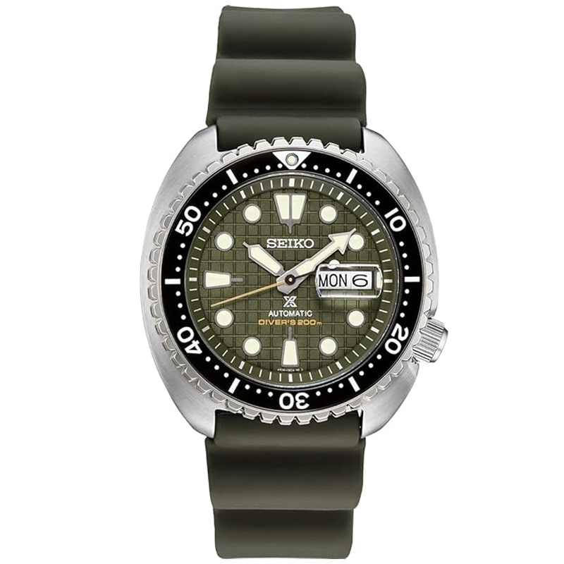 Seiko Prospex Auto Diver 45mm Green Dial Men's Watch SRPE05
