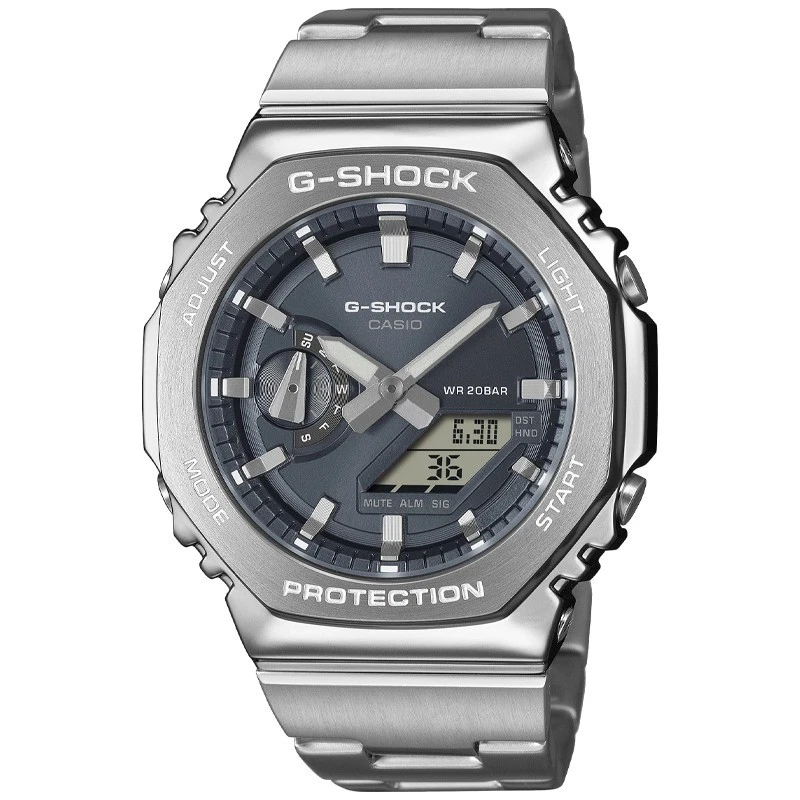 G-Shock G-STEEL 2100 Series 44.4mm Grey Dial Men's Watch GM2110D-8A