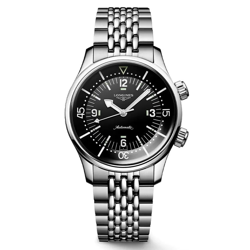 Longines Heritage Legend Diver Black Dial Auto 39mm Men's Watch L37644506