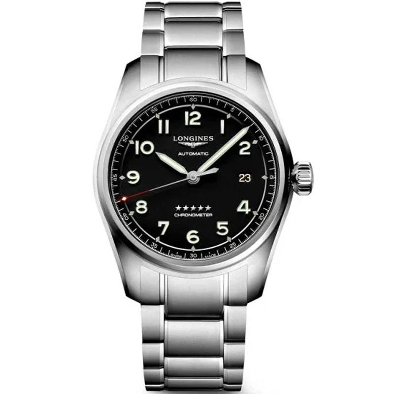 Longines Spirit 37mm Black Men's Watch L34104536