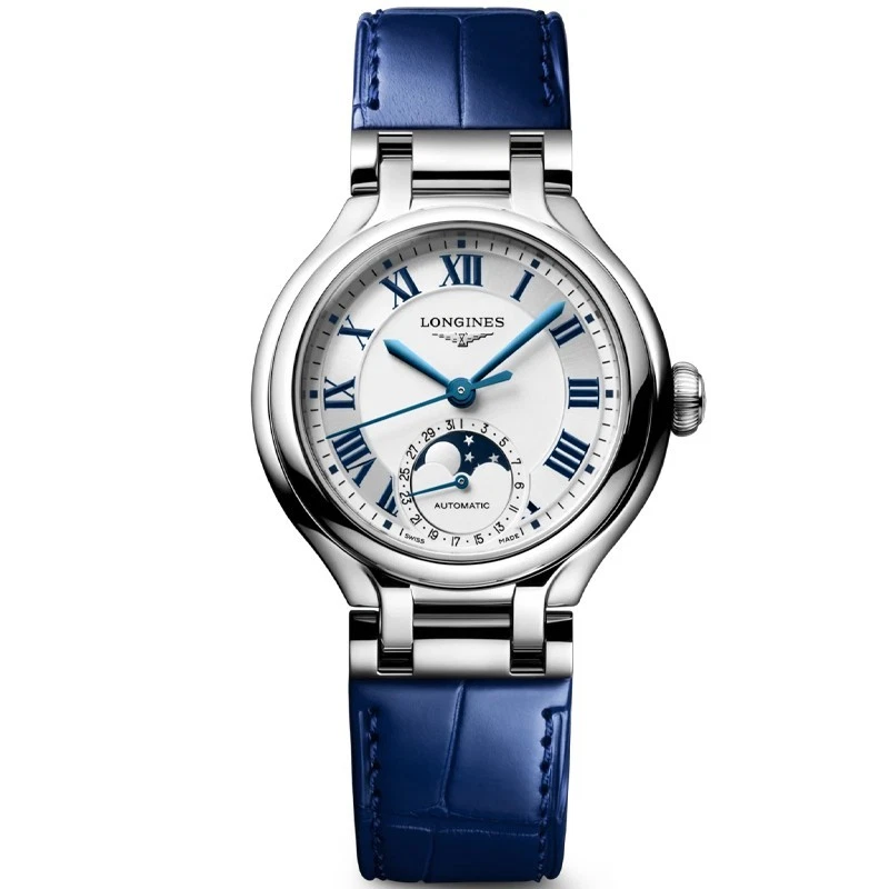 Longines PrimaLuna Moonphase Opaline Ivory Dial 34mm Women's Watch L81264712