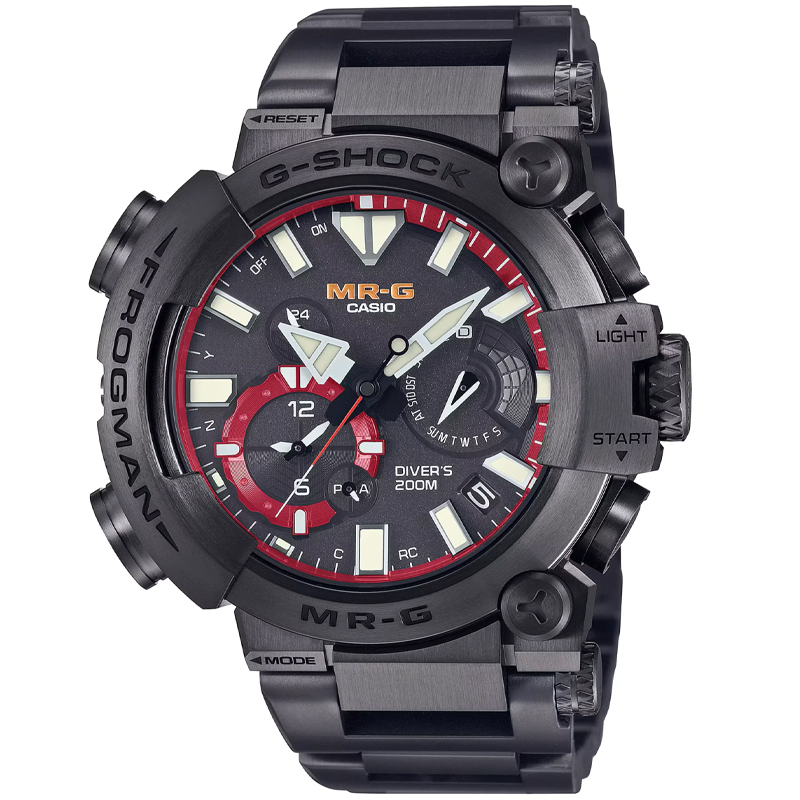 Casio G-Shock MR-G Frogman Black Titanium Divers Men's Watch MRGBF1000B1A
