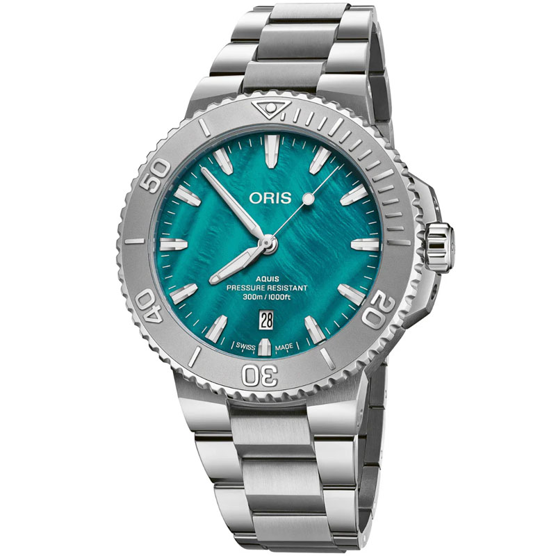 Oris New York Harbor Limited Edition II 43.5mm Green Dial Men's Watch 01 733 7789 4187-Set