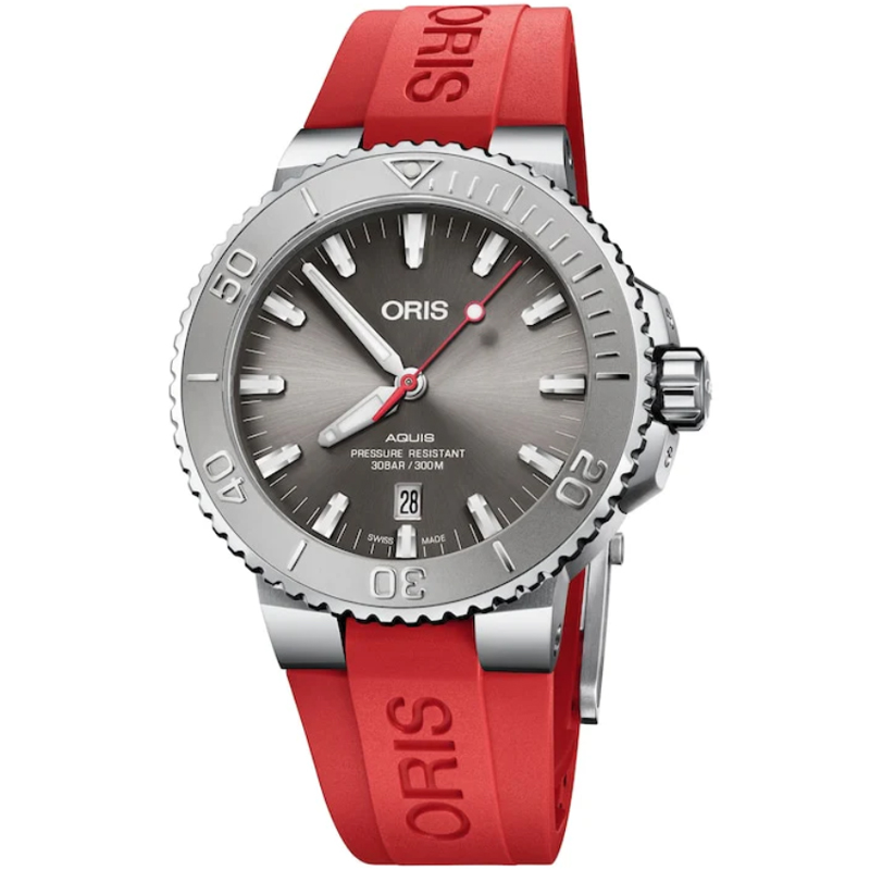 Oris Aquis Date Relief 43.5mm Men's Watch 01 733 7730 4153-07 4 24 66EB