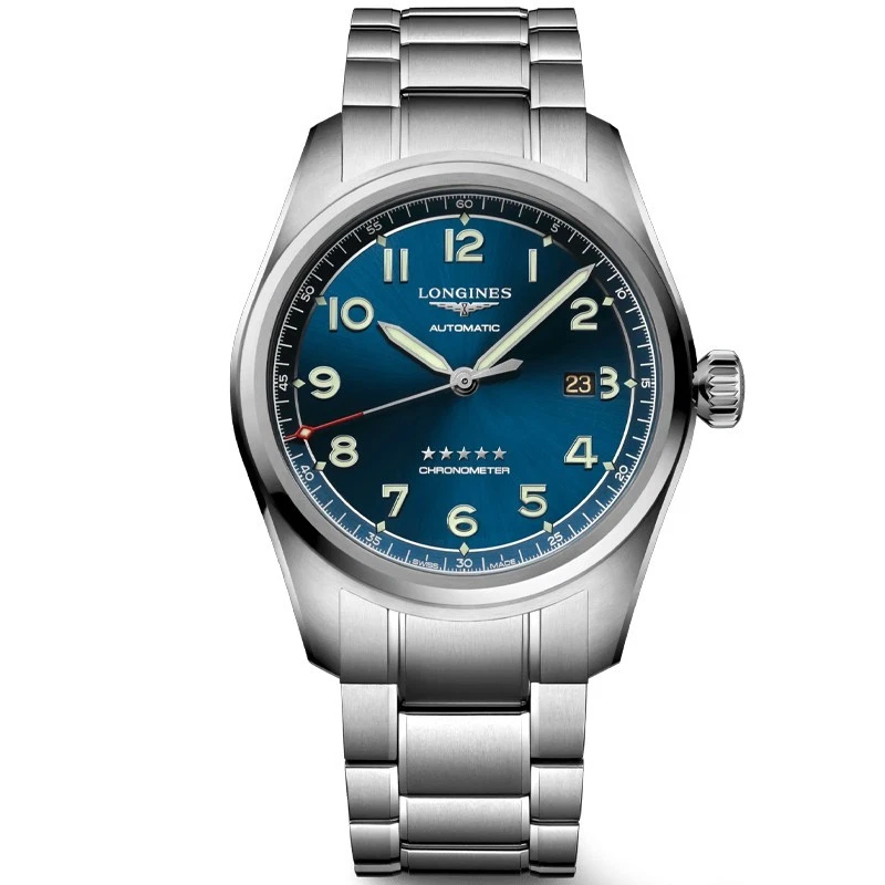 Longines Spirit 42mm Chronometer Sunray Blue Dial Men's Watch L38114936