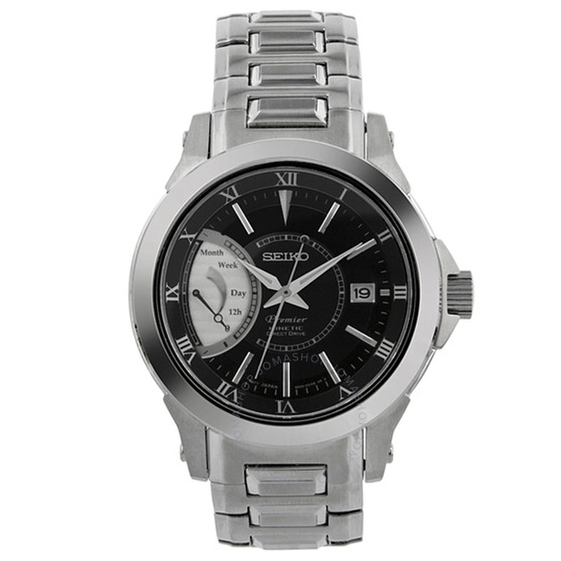Seiko Premier Kinetic Direct Drive 42mm Men's Watch SRG001