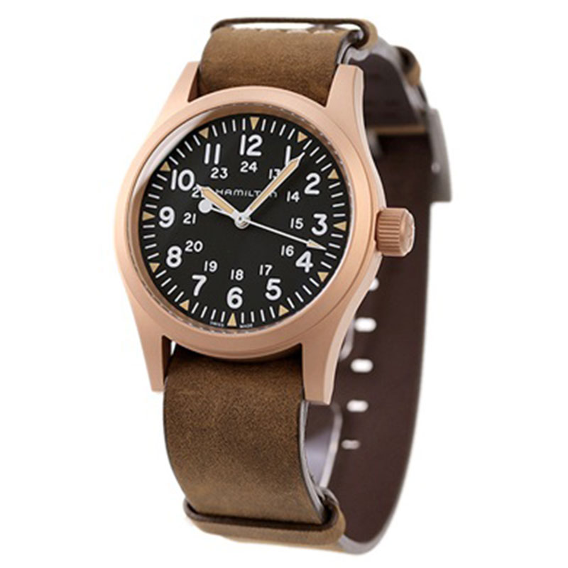 Hamilton Khaki Field Mechanical Bronze 38mm Black H69459530