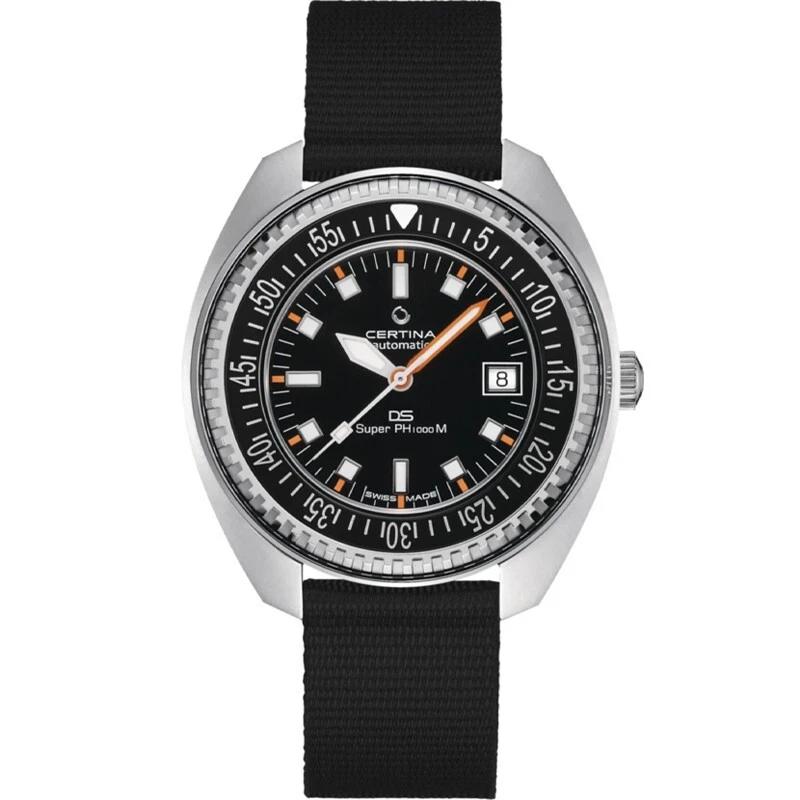 Certina DS SUPER PH1000M Black Dial 43.5mm Men's Watch C0249071805100